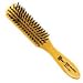 Ethnic Collection Brushes are designed specifically for multicultrual hair. These brushes are made with pure boar and are designed to be able to penetrate throught the thickest of hairs. The fade brushes have soft bristles on one side and firm bristles are also available individually on the club brushes. The ethnic collection also contains brushes made for wigs and comb outs.