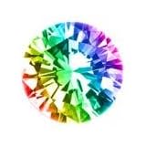 Micabella Glisten Hair Charms Hottest Hair Styling Trend 6X Glisten Strips Totaling 60 Acrylic Rainbow Hair Crystals