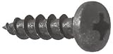 #8 x 3/4 Deep Thread Pan Head Screws Black 100 Pcs.