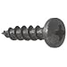#8 x 3/4" Deep Thread Pan Head Screws Black 100 Pcs.