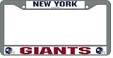 New York Giants NFL Chrome License Plate Frame