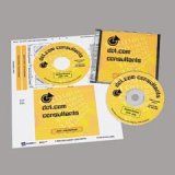 Avery CD Label & Insert Combo Sheet - Permanent adhesive labels - white - 20 pcs.