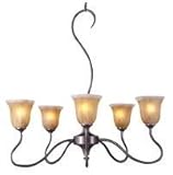 IMAGE OF Cottage Series Chandelier in Mahogany Bronze #9365 - Illuminati