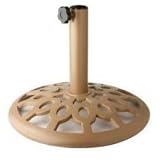 Cast Iron Umbrella Base - Beige