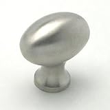 Cabinet Knob, Euro Classica, Brushed Nickel Finish
