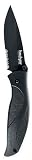 Kershaw Ken Onion Blackout Knife Half Serrated Edge