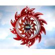 Medium Rolling Star Gazing Ball Copper/Red