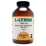Country Life L-Lysine with B-6