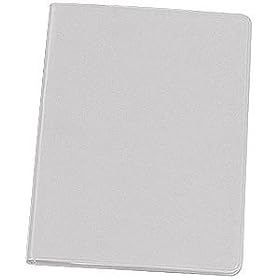 Saffiano-Silver eco-leather 9'' Large Journal by Graphic Image - 7x9