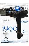 Babyliss Pro BABDTB5586 Diamond Titanium 1900 Watt Ionic Hair Dryer, Black