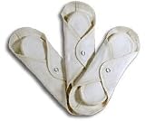 Best Price GladRags Washable Cotton Menstrual Pads Day Pad 3-pack, Organic Undyed Cotton Day Pads (Pack of 5)
