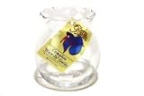 Glass Betta Bowl - Fluted Ivy - 4.5 in.