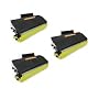 (3 Pcs) Compatible Brother Tn650 (Tn620) High Yield Toner Cartridge for Brother Hl-5340d, Hl-5370dw Series Mfc-8480dn, Mfc-8890dw Dcp-8080dn, Dcp-8085dn Printers