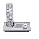 Panasonic TG8120E Single DECT Cordless Phone With Answer Machine Colour Handset Silver
