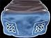 Table Runner in a Blue Celtic Trinity Knot Design