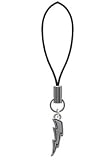 Silver Lightning Bolt - Cell Phone Charm [Jewelry]