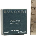 Aqua Pour Homme by Bvlgari for Men, .17 oz Mini EDT