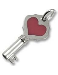 Rembrandt Charms Key Heart Charm