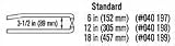 Miller 040197 Std 6 Tongs,6 In(Pair) Pkg = 1