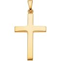 14K Yellow Gold Cross Pendant