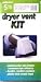 Deflect-0 RK5W Vent Kit with Wide Mouth Hood and Removable Bird and Rodent Guard