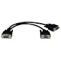Tripp Lite P516-001 VGA/XVGA Monitor Y Splitter HD15M/2XF