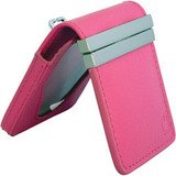 Fruwt Twist View 2-In-1 Leather Case/Accessory Cover for iPod nano (Pink with Mirror)