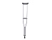Search : COMWIS Push Botton Aluminum Crutches, Silver - Adult