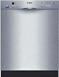 Bosch Evolution 500 Series SHE55M05UC Full Console Dishwasher with 5 Wash Cycles, Platinum... by Bosch