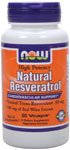NATURAL RESVERATROL 60 VCAPS NOW FOODS