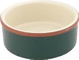 Vo-Toys Terra Dog Dish 5inx1.5in high Color Blue Green and Beige