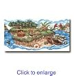 Treasure Island Pirate Wall Border