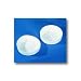 High-Sided Dish and Hi-Lo Dish help people with poor coordination. The extra depth provides more edge to help settle food onto a utensil. 7 " diameter. White.