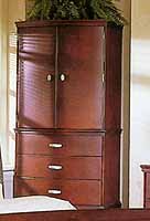 Dark Finish Classic TV Armoire