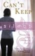Can't Keep Silent: A Woman's 22-Year Journey of Post-Abortion Healing