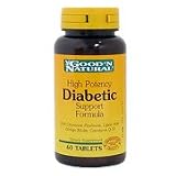 High Potency Diabetic Support Formula - 60 tabs., (Good'n Natural)