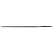 Nicholson Hand File (Carded), American Pattern, Single Cut, Round, Coarse, 10" Length