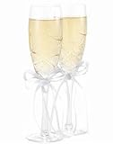 Daisy Toasting Glasses for wedding