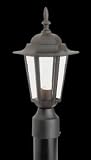 Post Lamps Black Cast Aluminum, Outdoor Light.