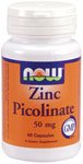 Zinc Picolinate by NOW Foods - (50mg - 120 Capsules)