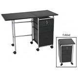 Review Stacks and Stacks  / Fold-n-Stow Mobile Desk (Black) (29.75