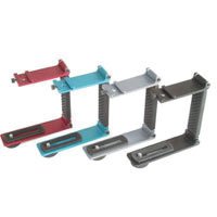 Siegelite Stratos Mini Folding Flash Bracket for Small SLR Cameras, Silver.