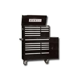 Mountain (MTN31241BK) Black 41" Top Chest / Cabinet / Side Combo Tool Box
