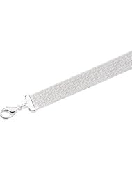 Sterling Silver Foxtail Mesh Bracelet -7 Inches