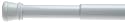 Carnation Home Fashions Adjustable 41-to-76-Inch Steel Shower Curtain Tension Rod, White