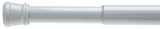 Carnation Home Fashions Adjustable 41-to-76-Inch Steel Shower Curtain Tension Rod, White