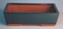 Bonsai Boy's Imported Glazed Ceramic Bonsai Pot - Green Rectangular XL - 9 x 6 1 2 x 2 1 2