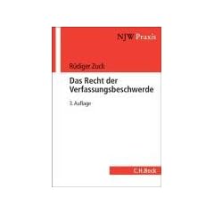 Das Recht der Verfassungsbeschwerde