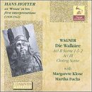 Hans Hotter as Wotan in His First Interpretations, 1938-1942