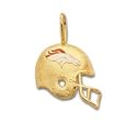 14ky and enamel Denver Broncos helmet charm